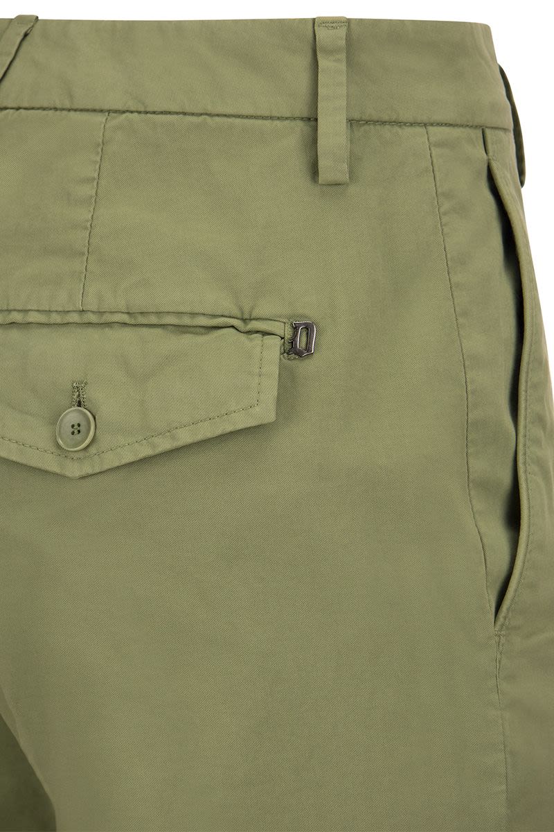 MANHEIM - Cotton Blend Shorts - VOGUERINI