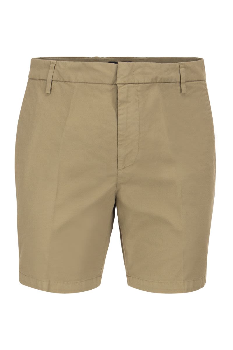 MANHEIM - Cotton Blend Shorts - VOGUERINI