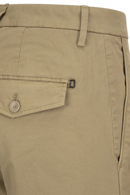 MANHEIM - Cotton Blend Shorts - VOGUERINI