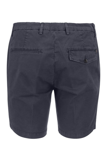 MANHEIM - Cotton Blend Shorts - VOGUERINI