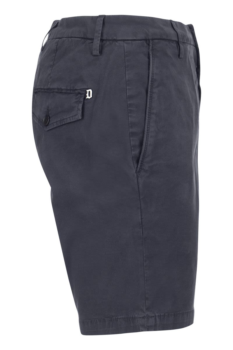 MANHEIM - Cotton Blend Shorts - VOGUERINI