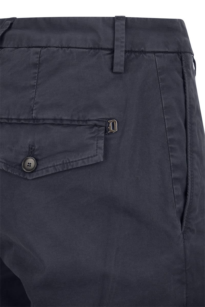 MANHEIM - Cotton Blend Shorts - VOGUERINI