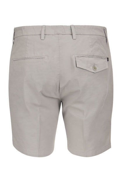 MANHEIM - Cotton Blend Shorts - VOGUERINI