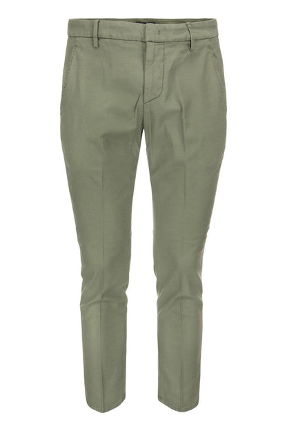 ALFREDO - Cotton Slim-fit Trousers - VOGUERINI