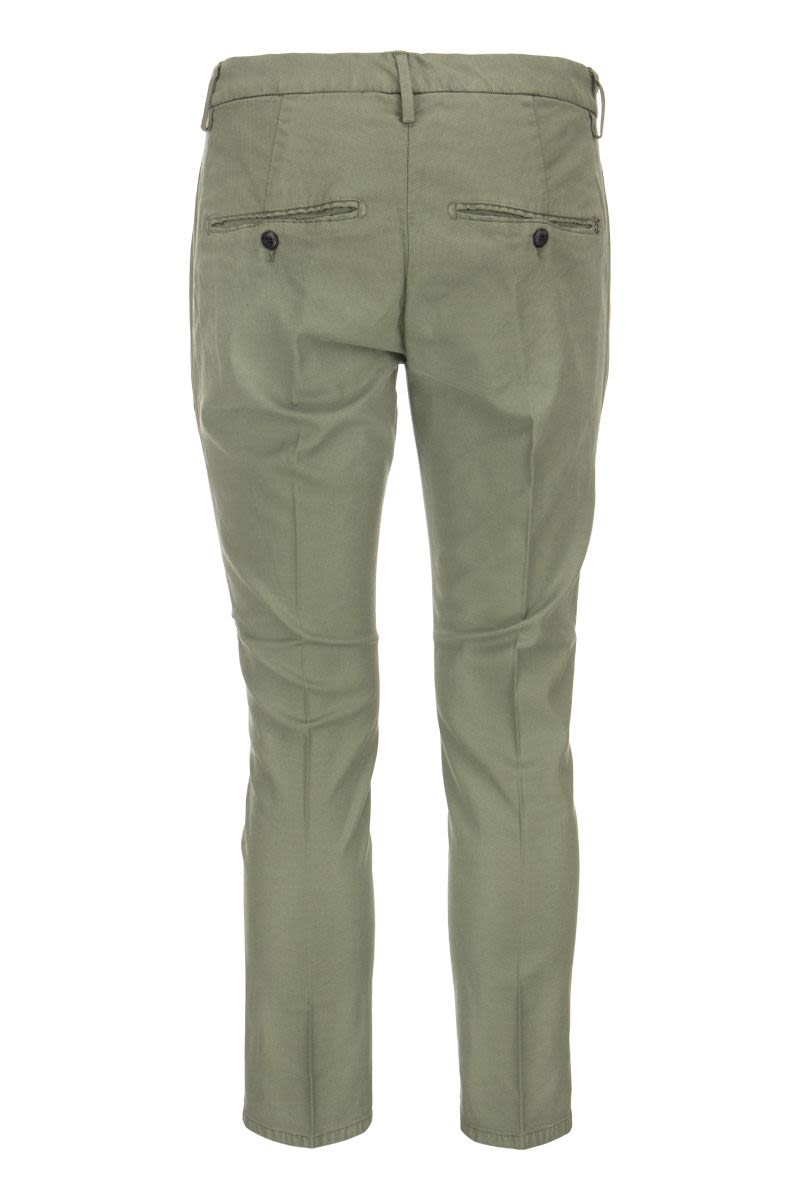 ALFREDO - Cotton Slim-fit Trousers - VOGUERINI