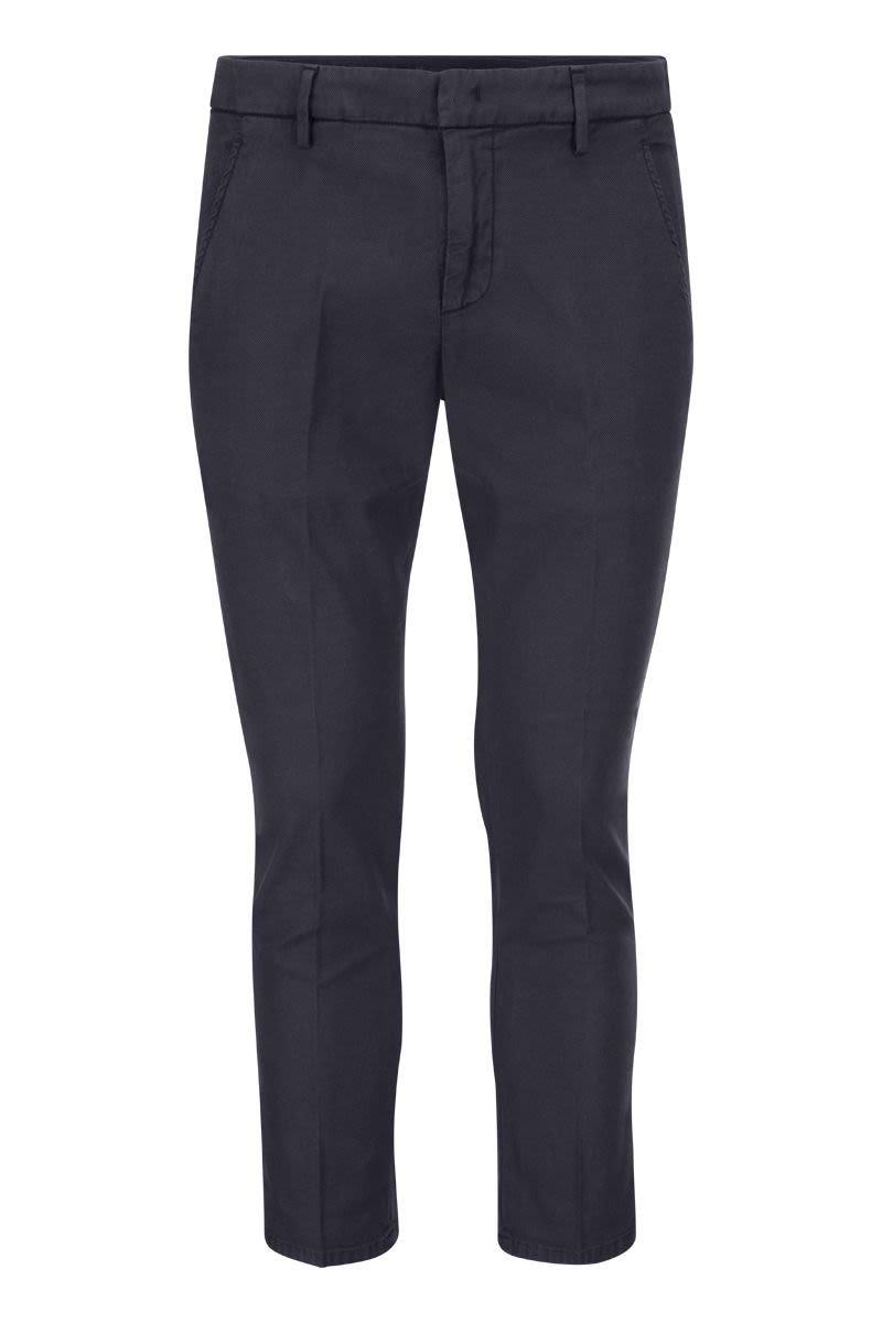 ALFREDO - Cotton Slim-fit Trousers - VOGUERINI