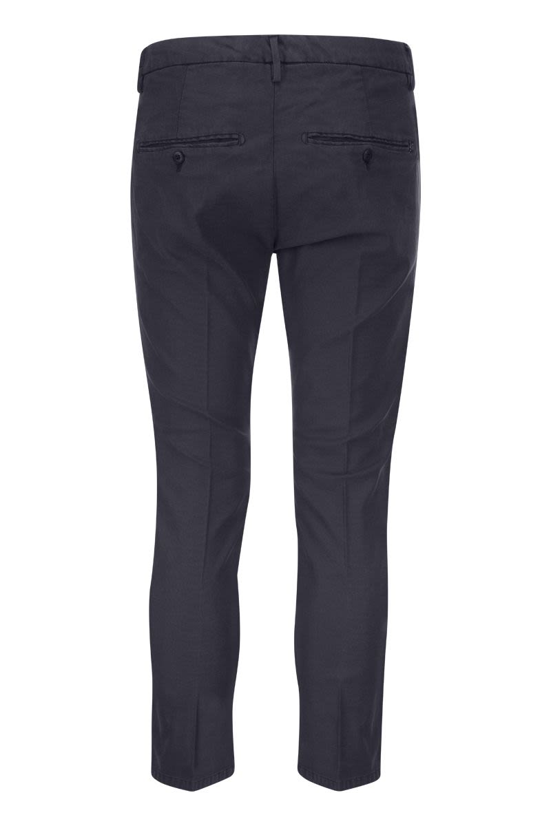 ALFREDO - Cotton Slim-fit Trousers - VOGUERINI