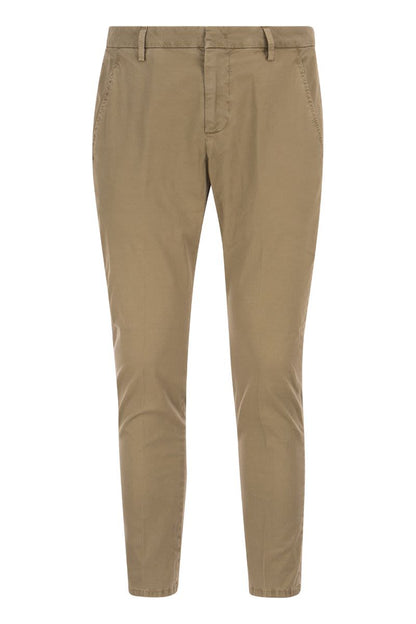 ALFREDO - Slim-fit cotton trousers - VOGUERINI