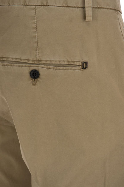 ALFREDO - Slim-fit cotton trousers - VOGUERINI