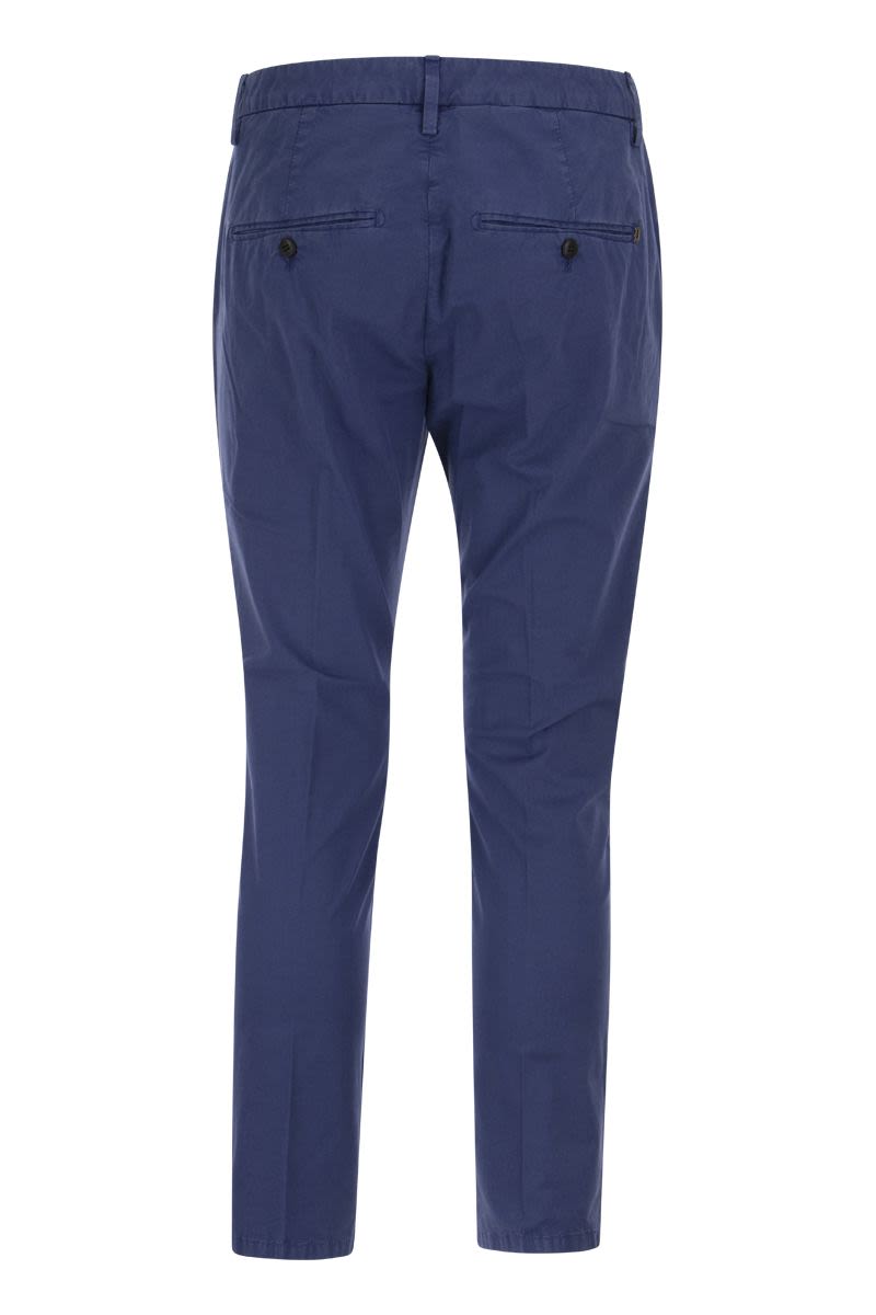 ALFREDO - Slim-fit cotton trousers - VOGUERINI