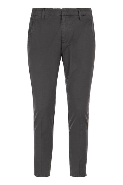 ALFREDO - Slim-fit cotton trousers - VOGUERINI