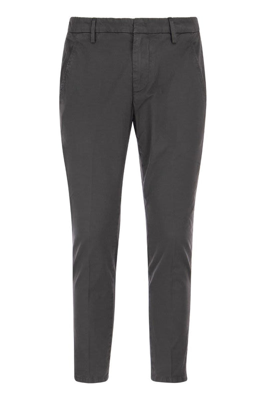 ALFREDO - Slim-fit cotton trousers - VOGUERINI