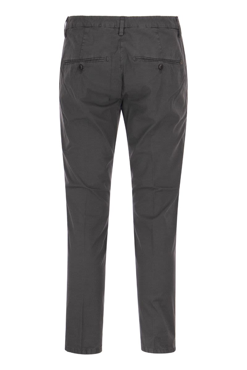 ALFREDO - Slim-fit cotton trousers - VOGUERINI