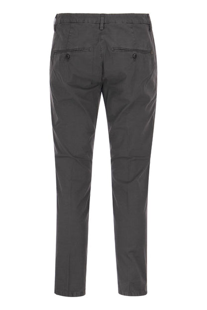 ALFREDO - Slim-fit cotton trousers - VOGUERINI