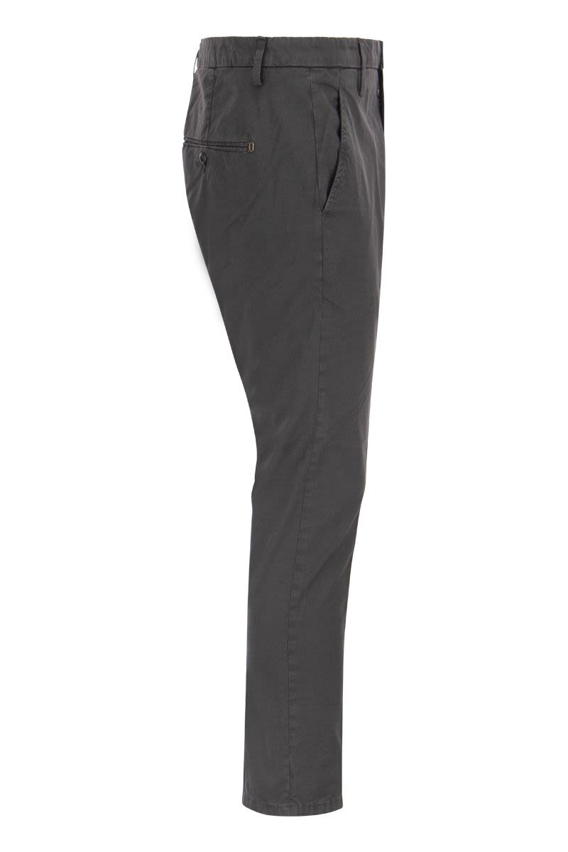 ALFREDO - Slim-fit cotton trousers - VOGUERINI