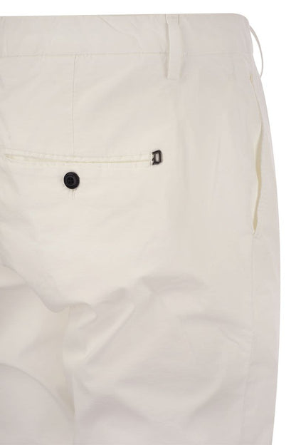 ALFREDO - Slim-fit cotton trousers