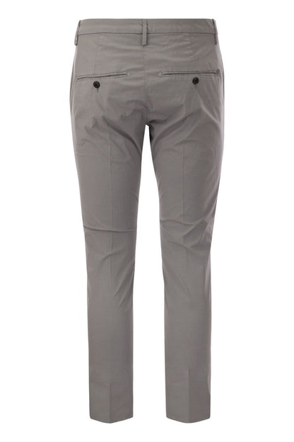 ALFREDO - Slim-fit cotton trousers