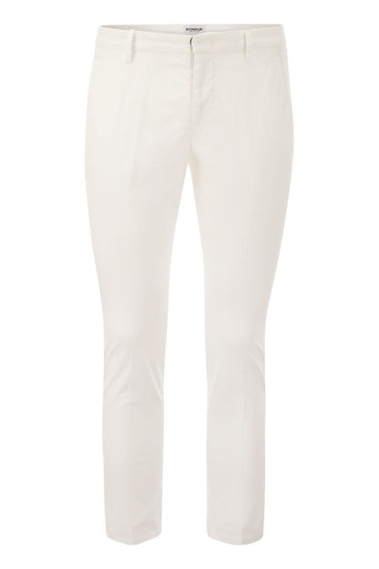 ALFREDO - Slim-fit cotton trousers