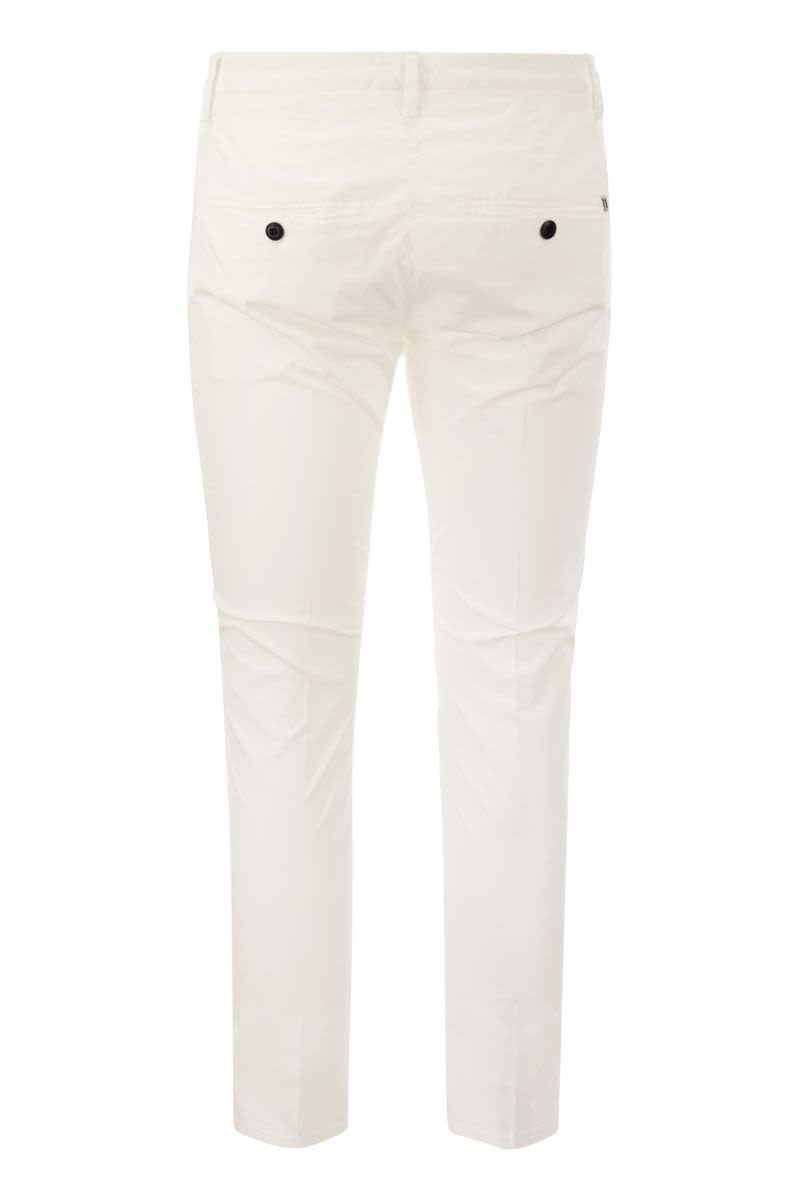 ALFREDO - Slim-fit cotton trousers