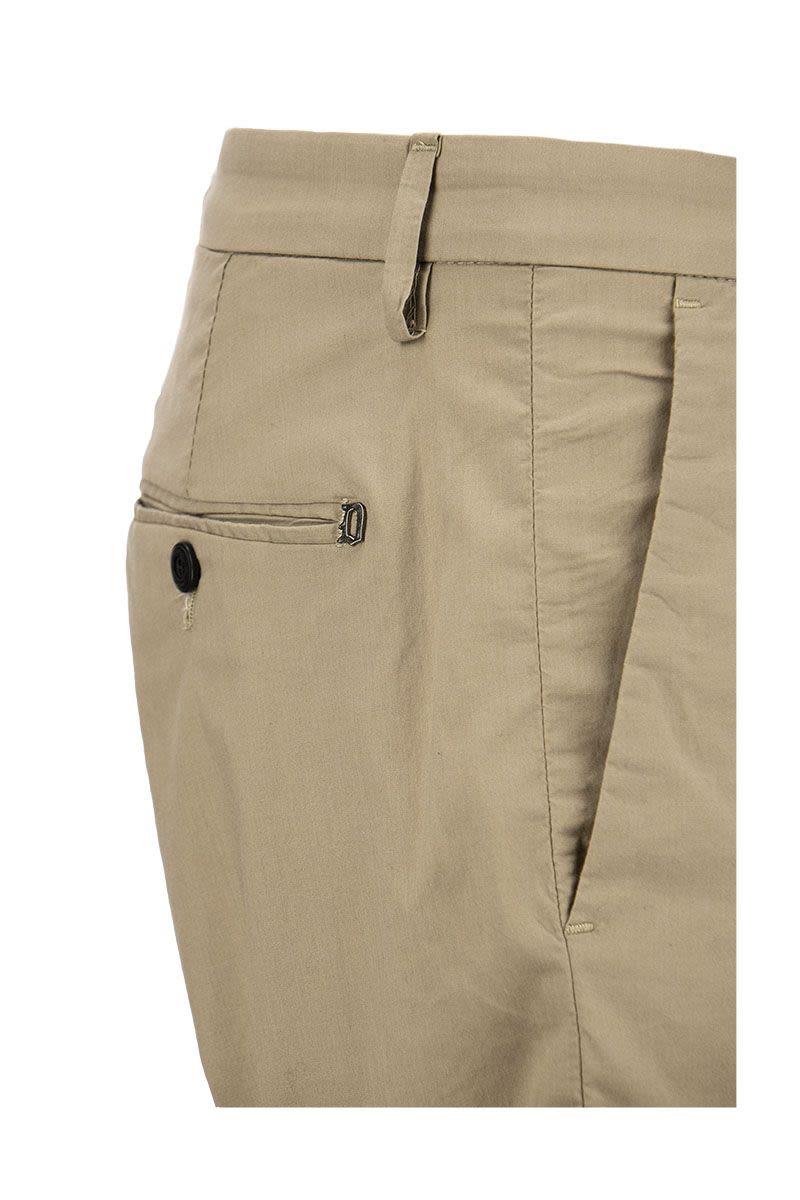 FERGUS - Cotton Blend Shorts - VOGUERINI