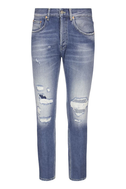 DIAN - Stretch Eco Denim Carrot Jeans - VOGUERINI