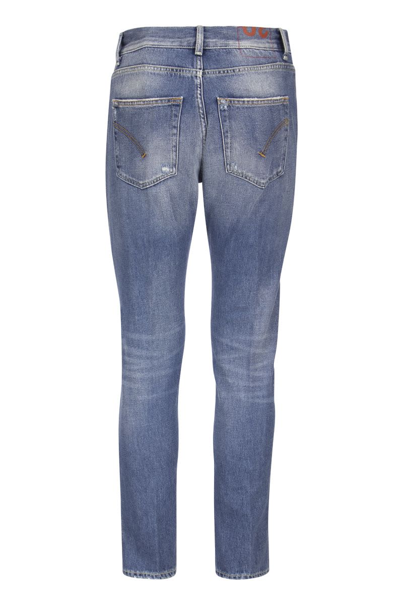 DIAN - Stretch Eco Denim Carrot Jeans - VOGUERINI