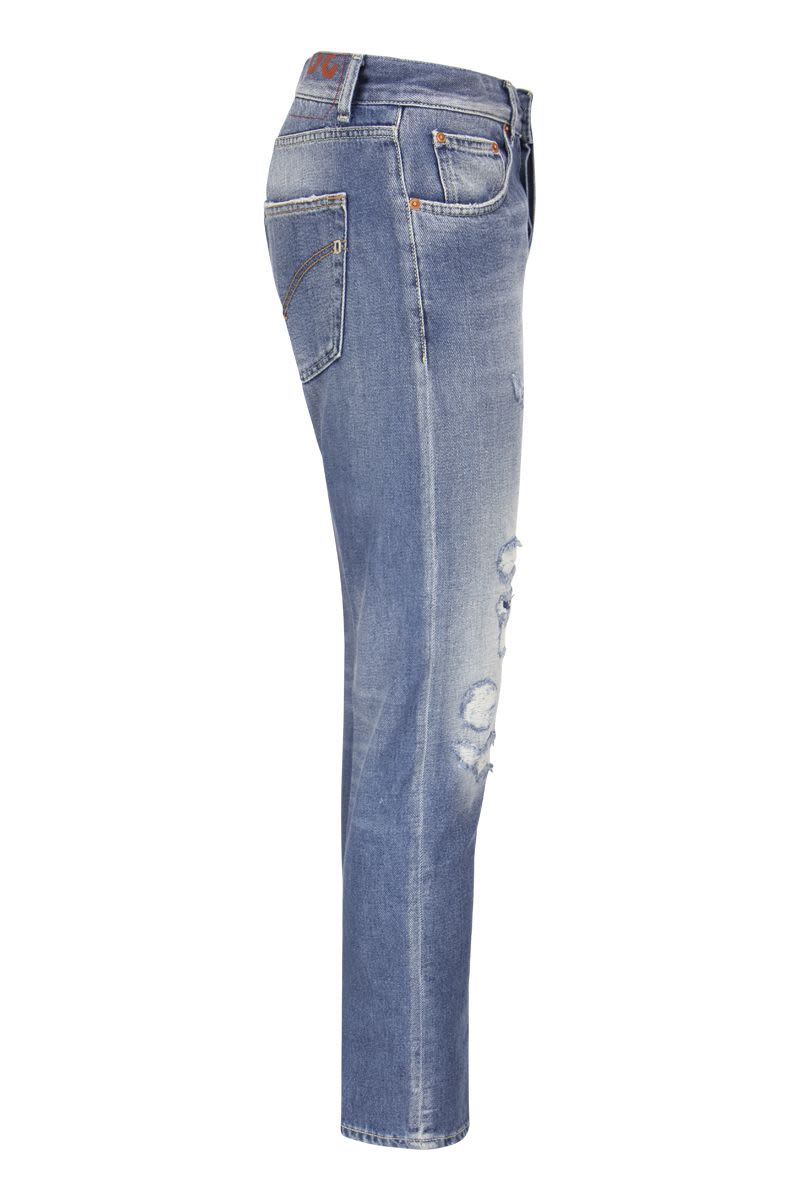 DIAN - Stretch Eco Denim Carrot Jeans - VOGUERINI