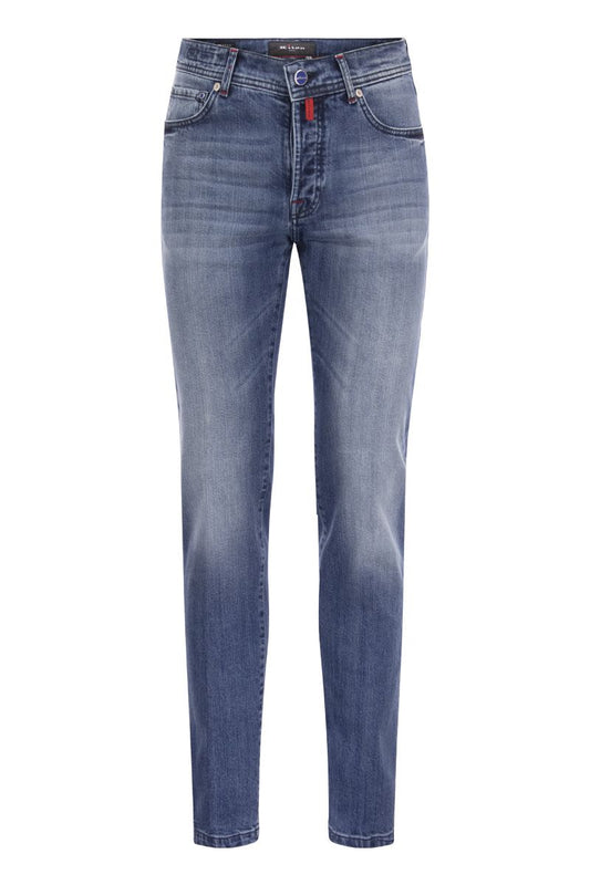 5-pocket Cotton Jeans - VOGUERINI