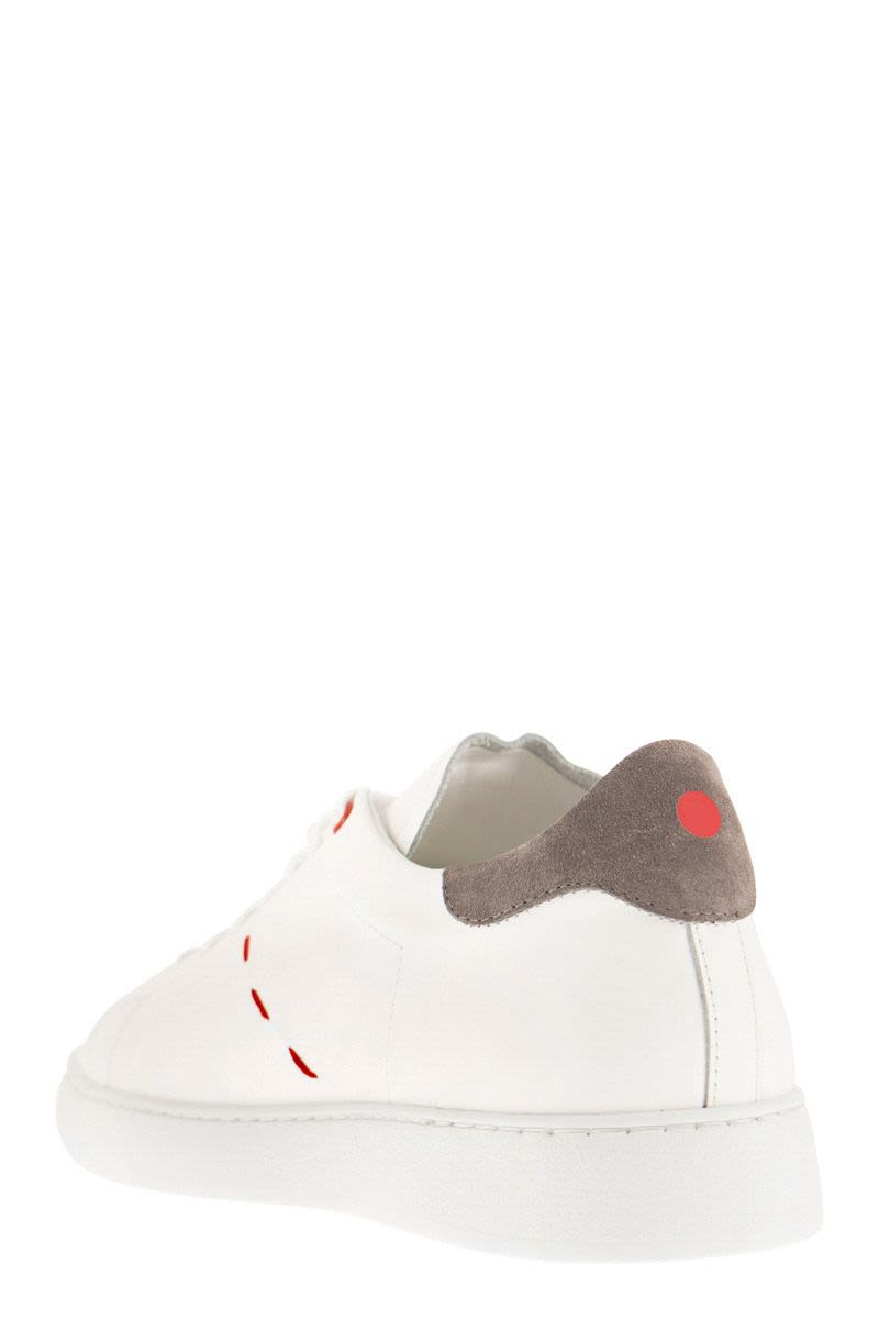 Leather Sneakers with Logo - VOGUERINI