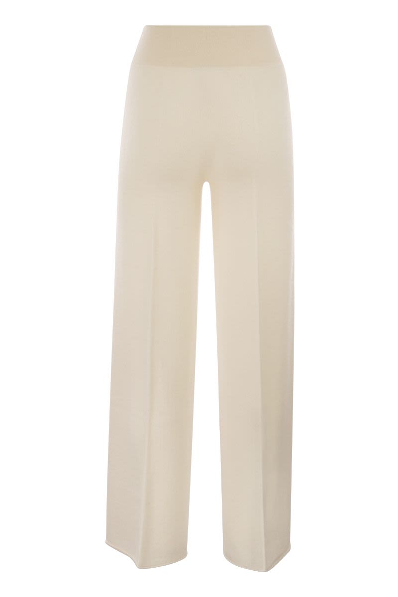 TWIST - Cashmere wide-leg trousers - VOGUERINI