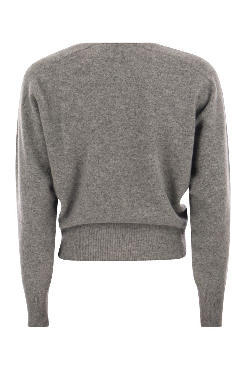 FRANCY - Cashmere V-neck sweater - VOGUERINI