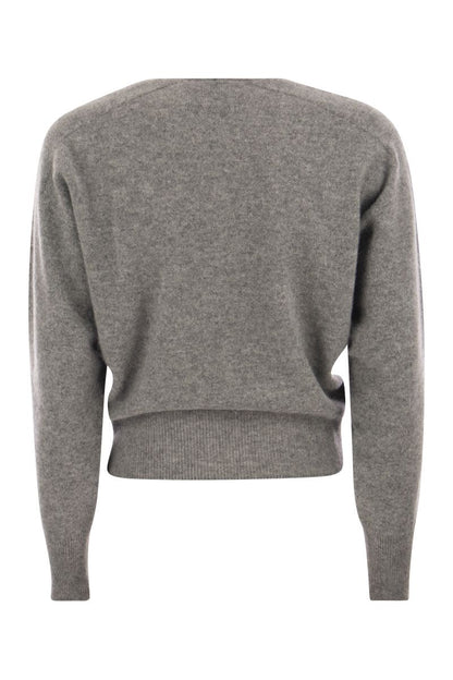 FRANCY - Cashmere V-neck sweater - VOGUERINI