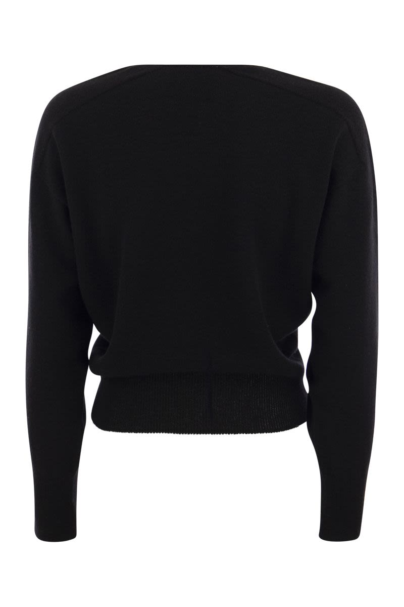 FRANCY - Cashmere V-neck sweater - VOGUERINI