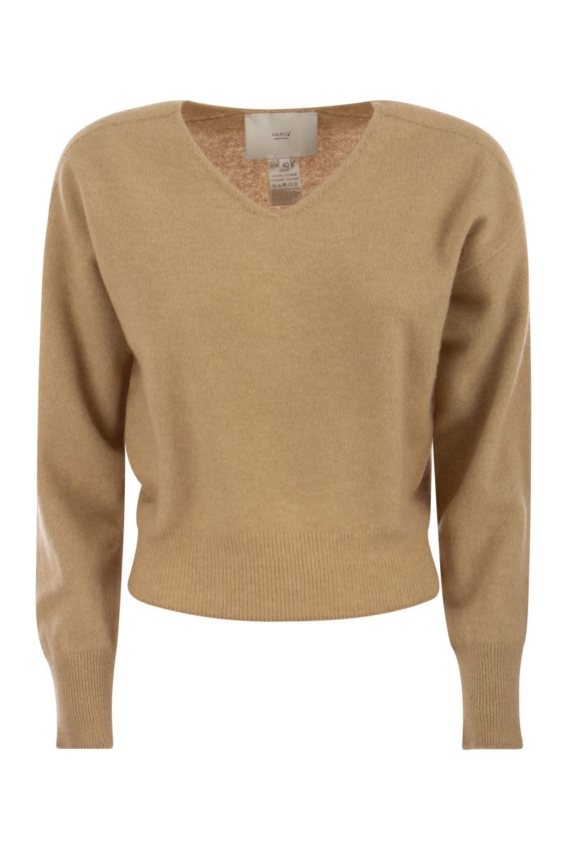 FRANCY - Cashmere V-neck sweater - VOGUERINI