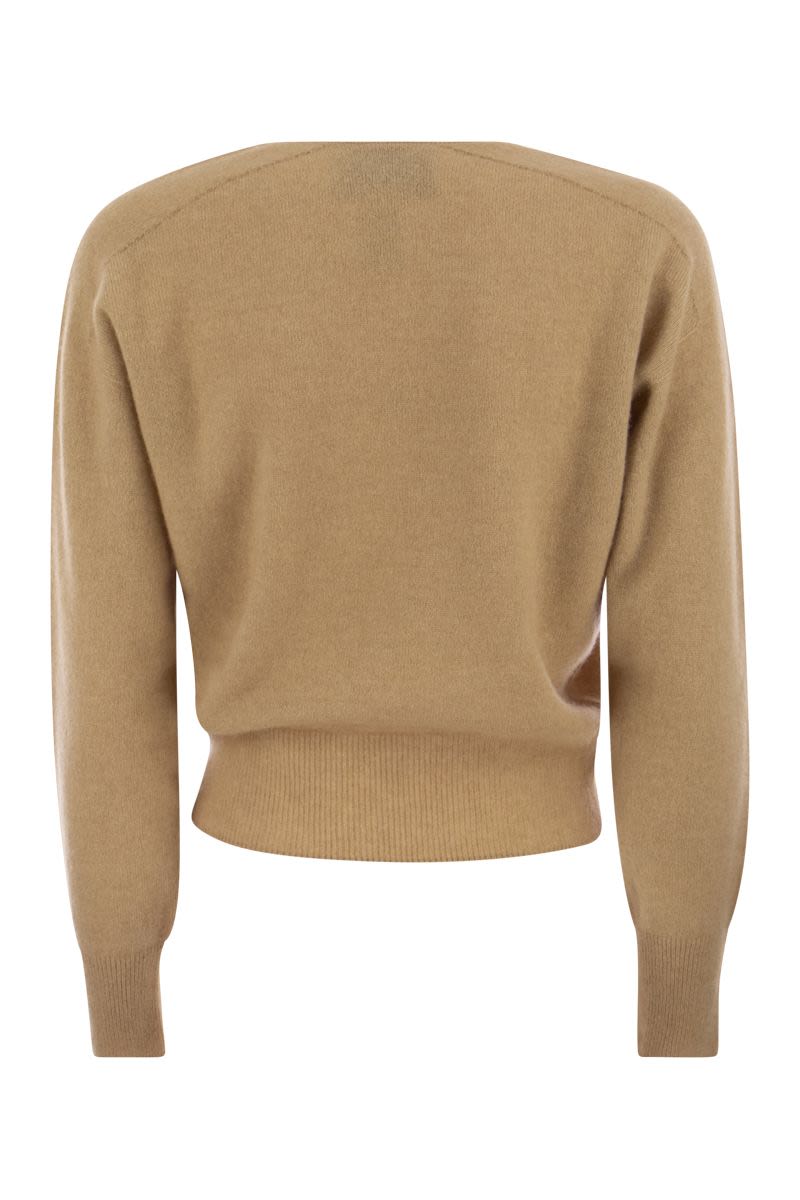 FRANCY - Cashmere V-neck sweater - VOGUERINI