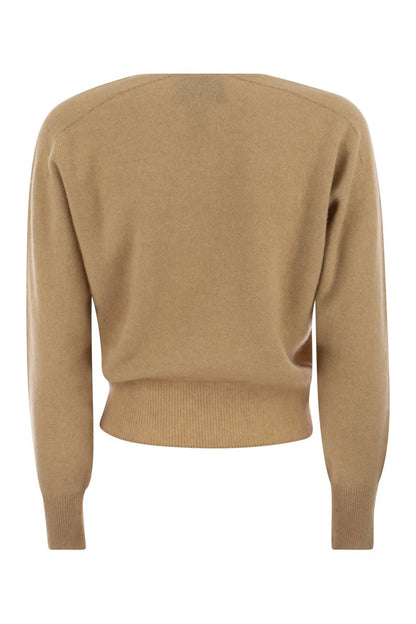 FRANCY - Cashmere V-neck sweater - VOGUERINI