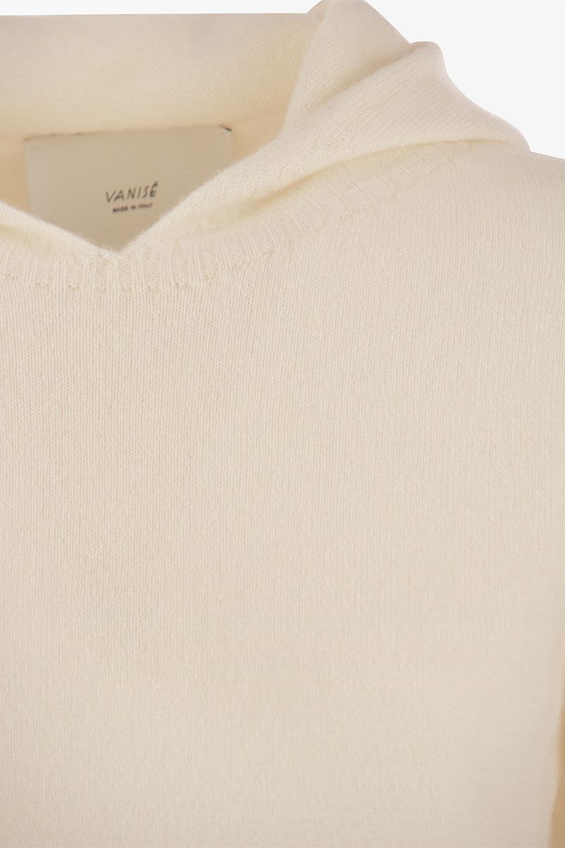 MARINA - Cashmere sweater with hood - VOGUERINI