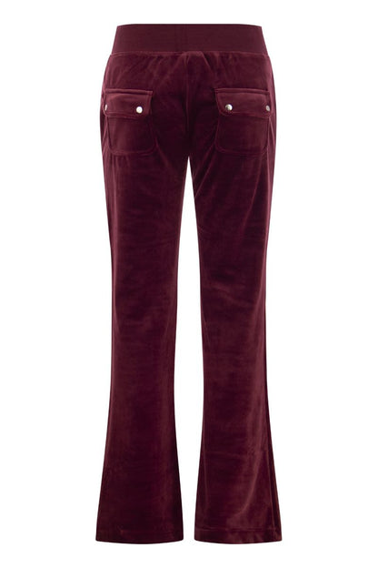 Cotton velvet trousers - VOGUERINI