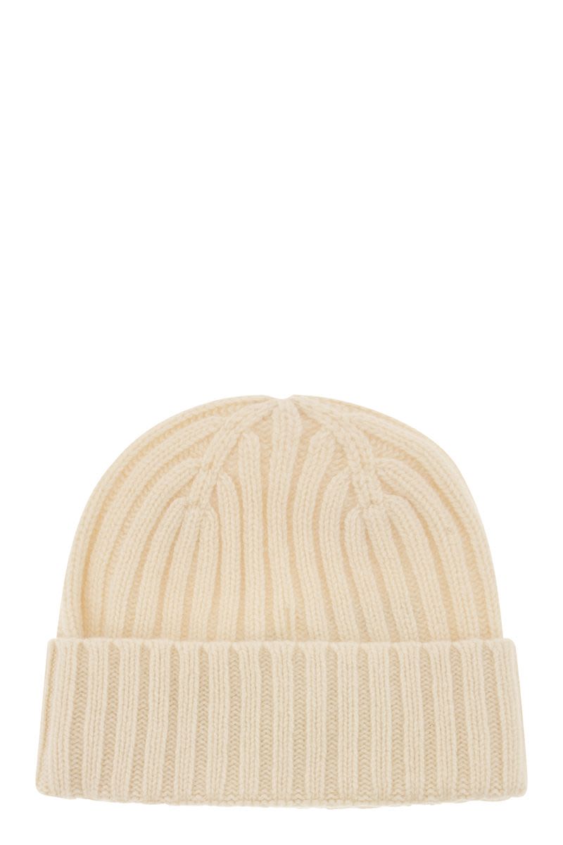 Wool hat with embroidery - VOGUERINI