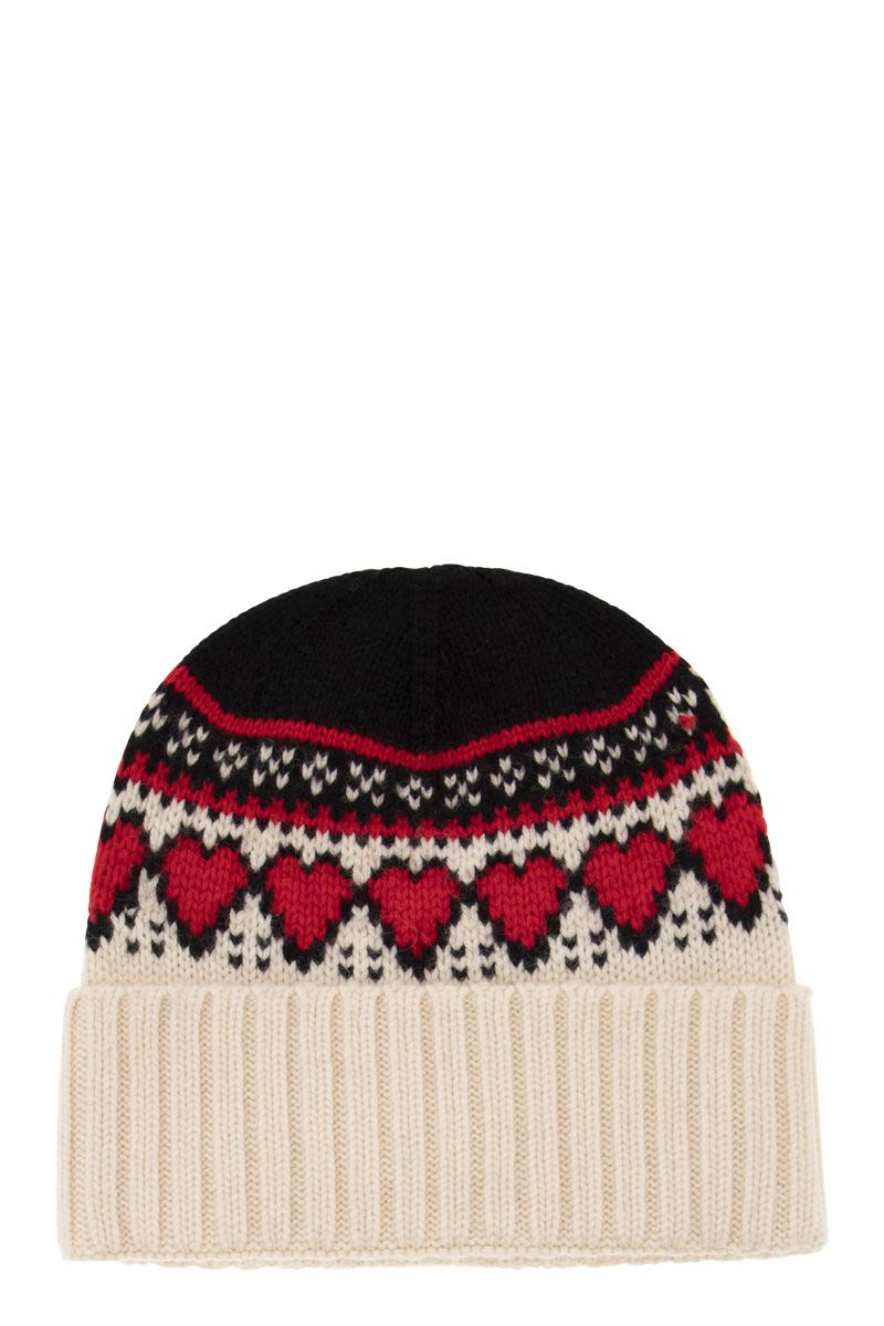 Nordic jacquard cap - VOGUERINI