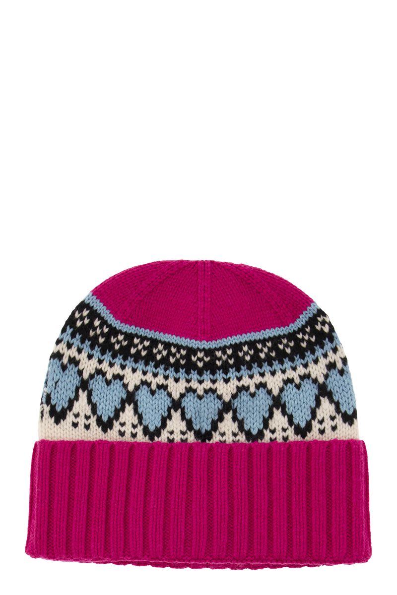 Nordic jacquard cap - VOGUERINI