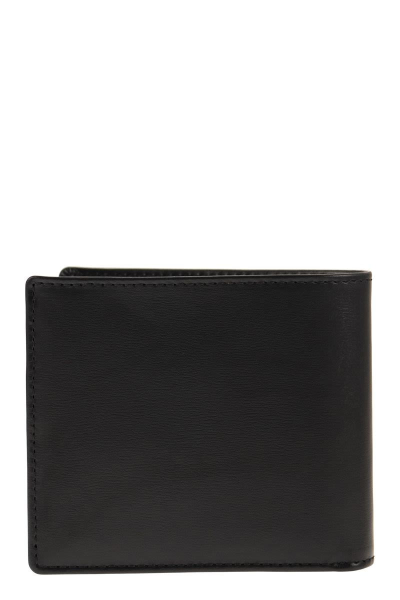 Leather wallet with logo - VOGUERINI