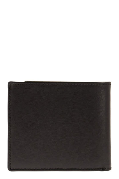 Leather wallet with logo - VOGUERINI