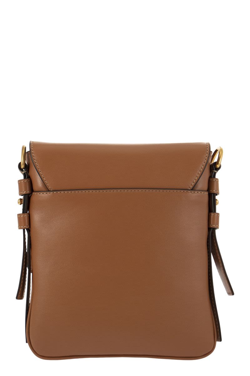 T Timeless - Mini leather shoulder strap - VOGUERINI