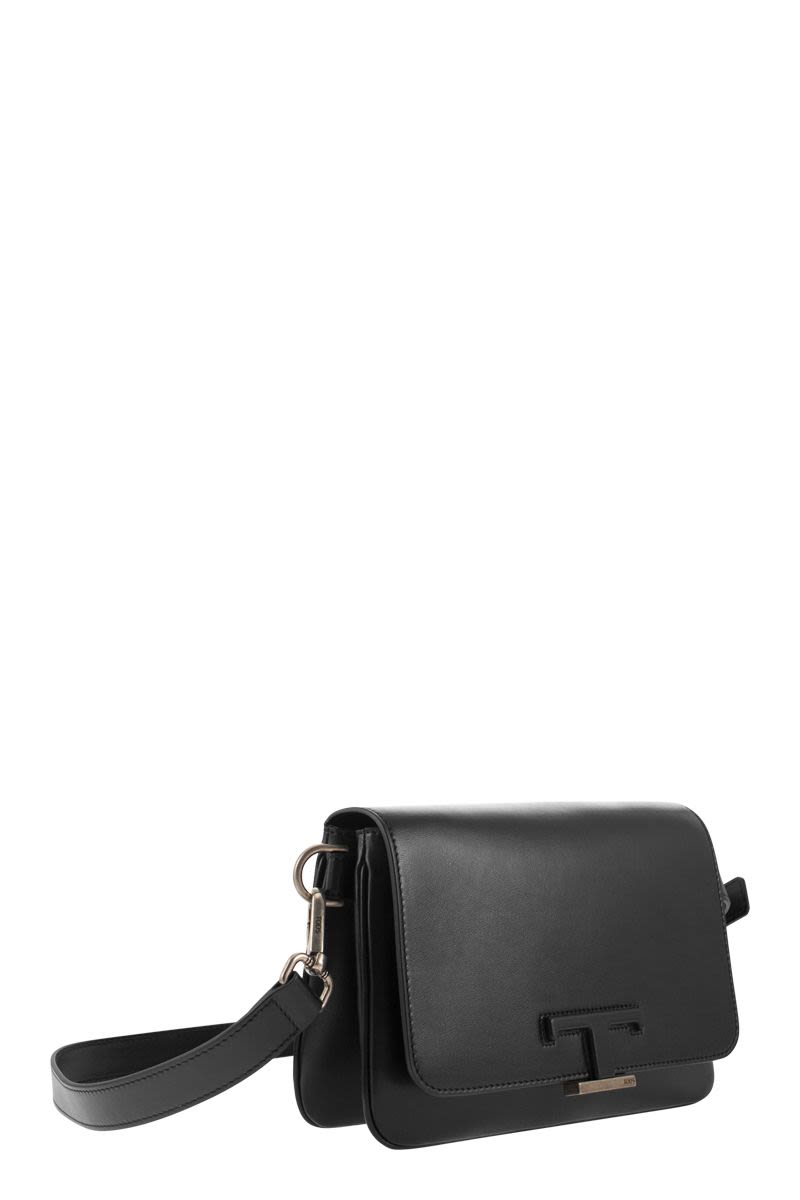 T Timeless Leather Mini Bum Bag - VOGUERINI