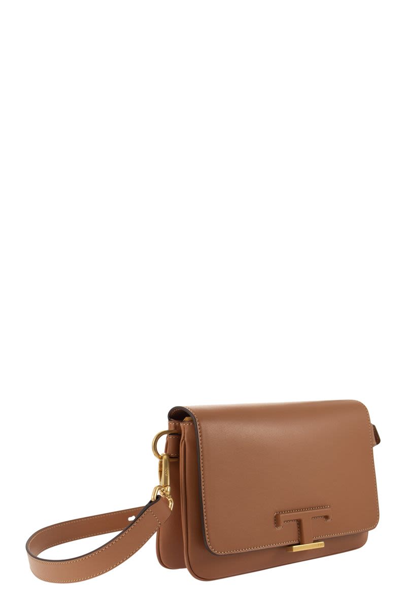 T Timeless Leather Mini Bum Bag - VOGUERINI