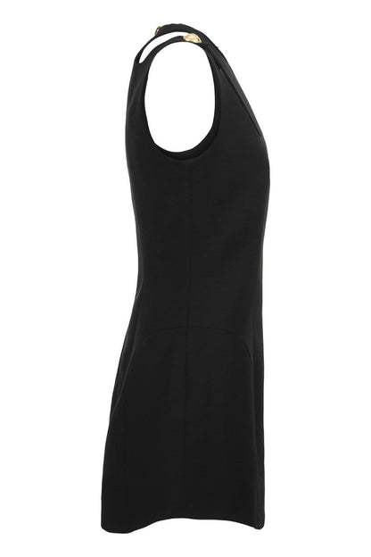 Sleeveless wool short Dress - VOGUERINI