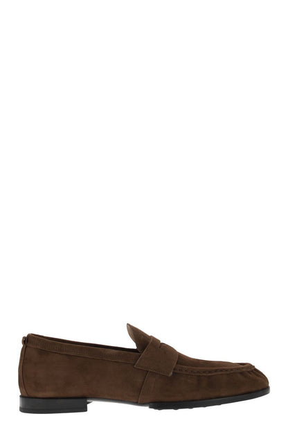 Suede leather moccasin - VOGUERINI