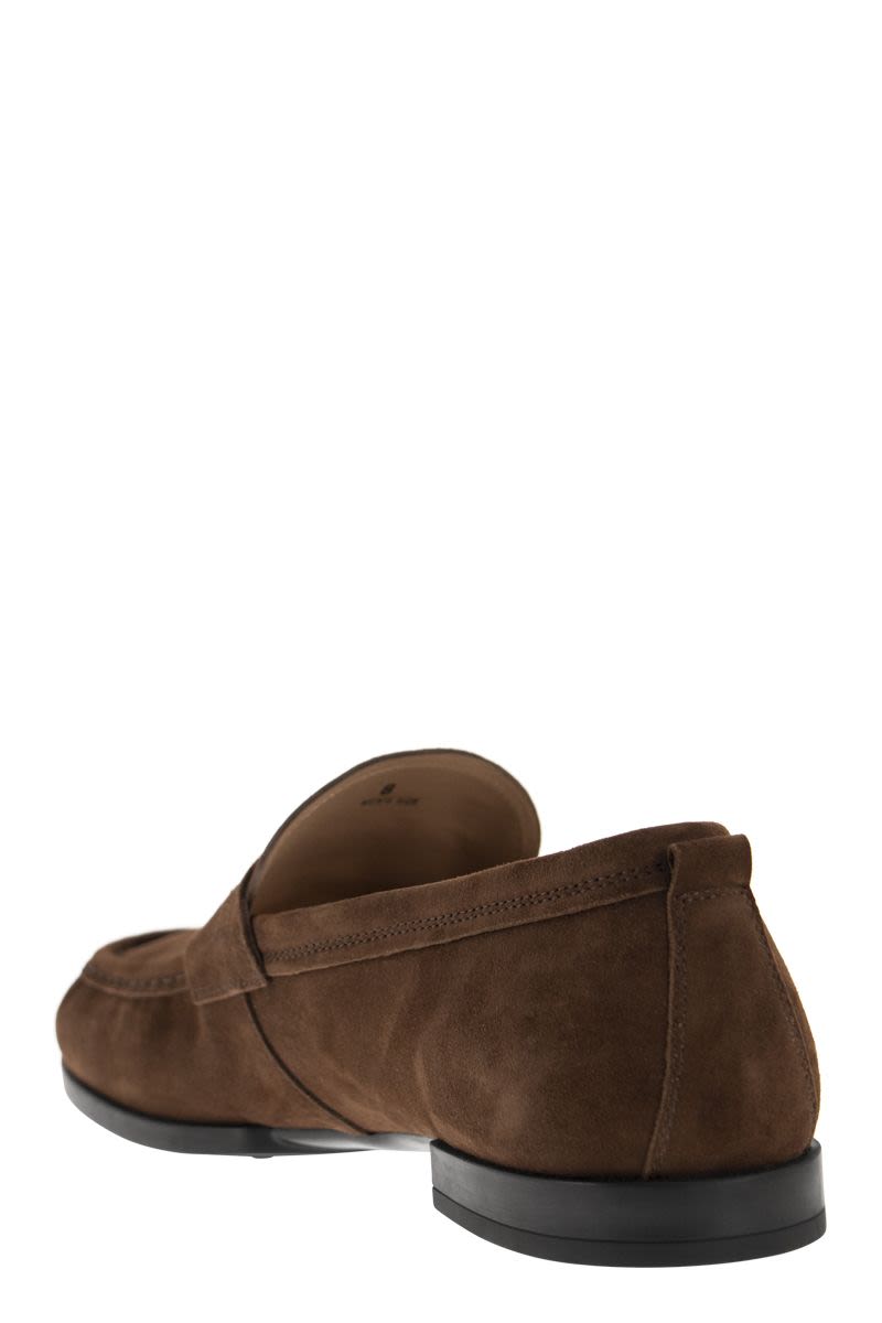 Suede leather moccasin - VOGUERINI