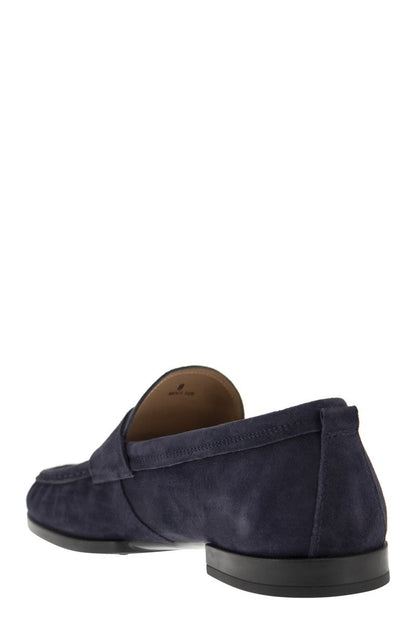 Suede leather moccasin - VOGUERINI